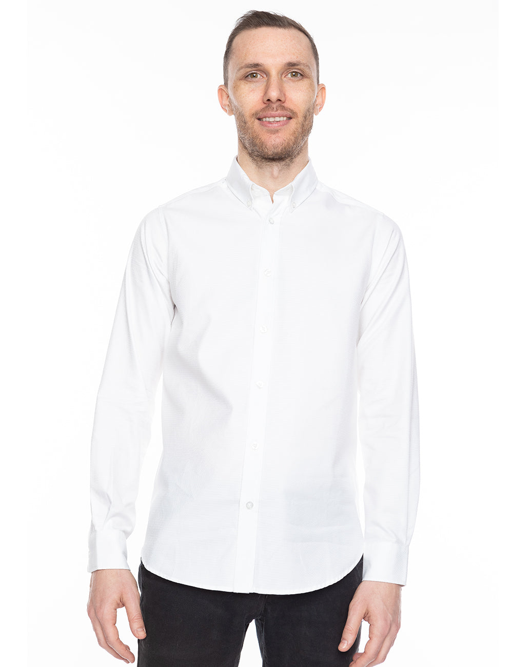 Herringbone dress sale shirt